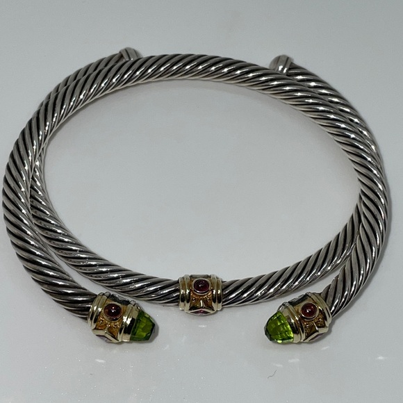 Matching David Yurman 5mm Renaissance Bracelets, Medium Size - Picture 5 of 12
